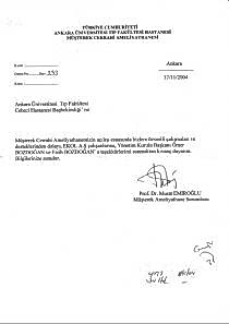 TEŞEKKÜR BELGESİ
