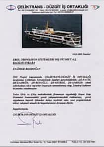 TEŞEKKÜR BELGESİ