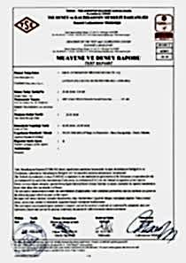 HERMETİK KAYAR TEST RAPORU